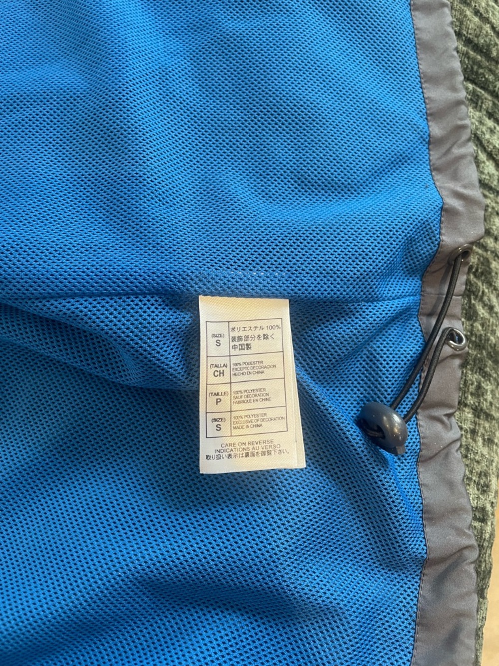 Disney Men's Blue and Gray Hooded Windbreaker Size Small - Picture 7 of 9